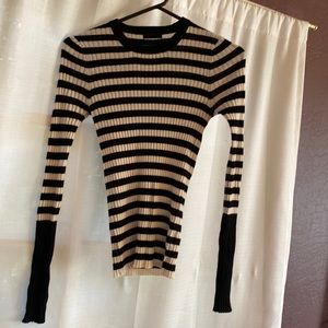AIM 100% merino wool super soft striped top